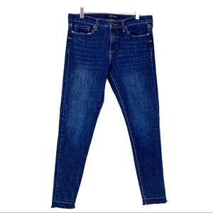 Banana Republic Released Raw Hem Skinny Ankle Jeans Dark wash Women's Size 30